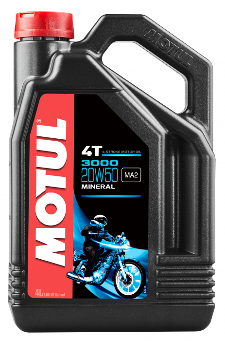 Ulei Motul 3000 4T 20W50 4L Protecție Motor