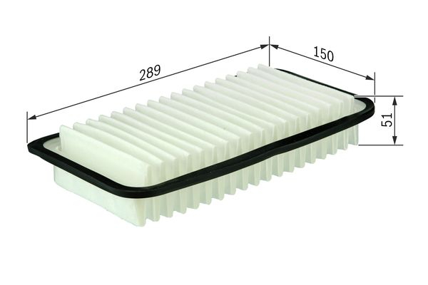 Filtru Aer Bosch F026400017 - Protecție Motor