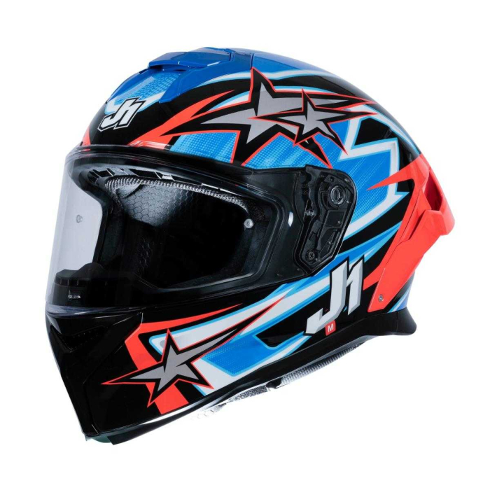 Casca moto integrala JUST1 J-STR ASTRO XL, rosu negru