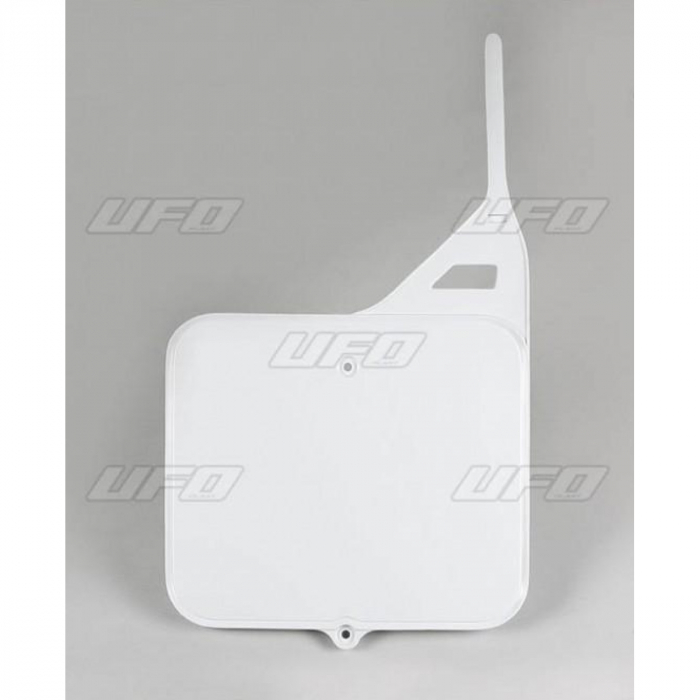Plastic Număr Față UFO TM Racing Alb