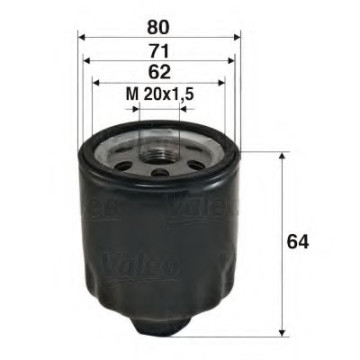 Filtru Ulei VALEO 586003 - Compatibilitate Extinsă