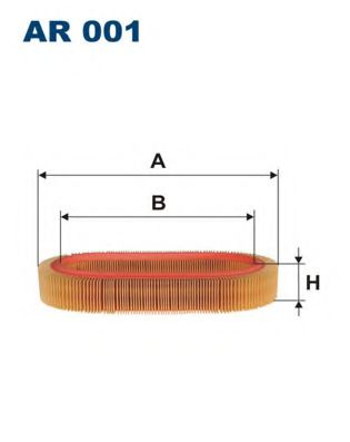 FILT AR001 - Filtru aer compatibil VW/Audi