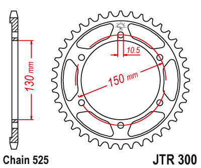 JT Pinion Spate Transalp 47 Dinti
