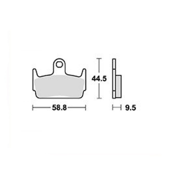 Placute frana TRW Lucas MCB686 | Siguranta maxima
