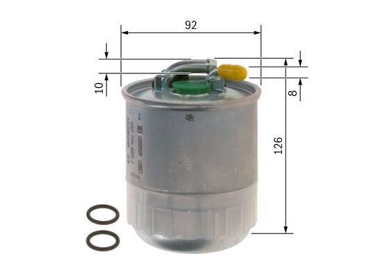 Filtru combustibil Bosch protecție motor