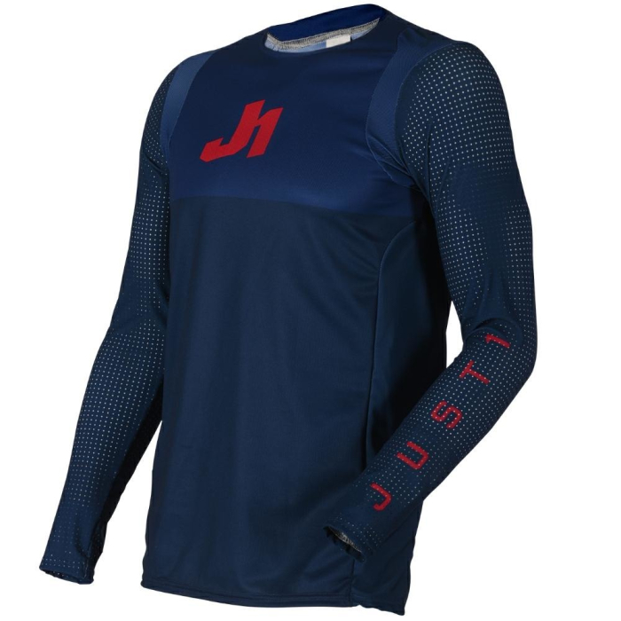 Tricou ATV Cross Just1 J-Flex Dual Albastru/Rosu Marime L
