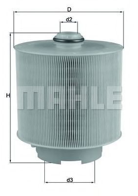 Filtru aer Mahle LX 1006 2D Original Audi A6