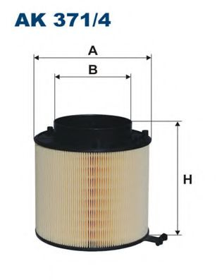 Filtru Aer Filt AK371 4 | Protecție Motor Audi