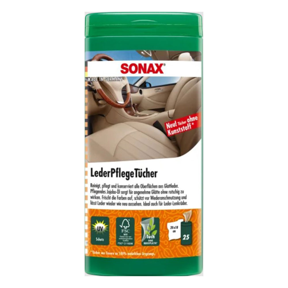 Servetele Curatare Piele Sonax, 25 buc, Leather Care