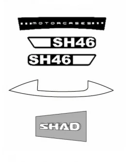 Stickere SHAD D1B461ETR for SH46 | Original