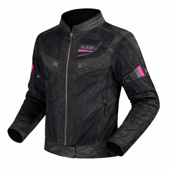 Geaca moto LS2 METROPOLIS EVO dama, neagră, impermeabilă