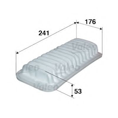 Filtru Aer VALEO 585162 | Protecție Motor Toyota