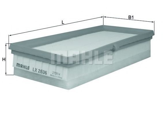 Filtru Aer Mahle LX 2636 - Original Premium