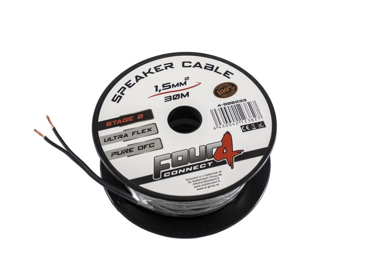 Cablu Boxe Four Connect OFC 30m, Audio Profesional