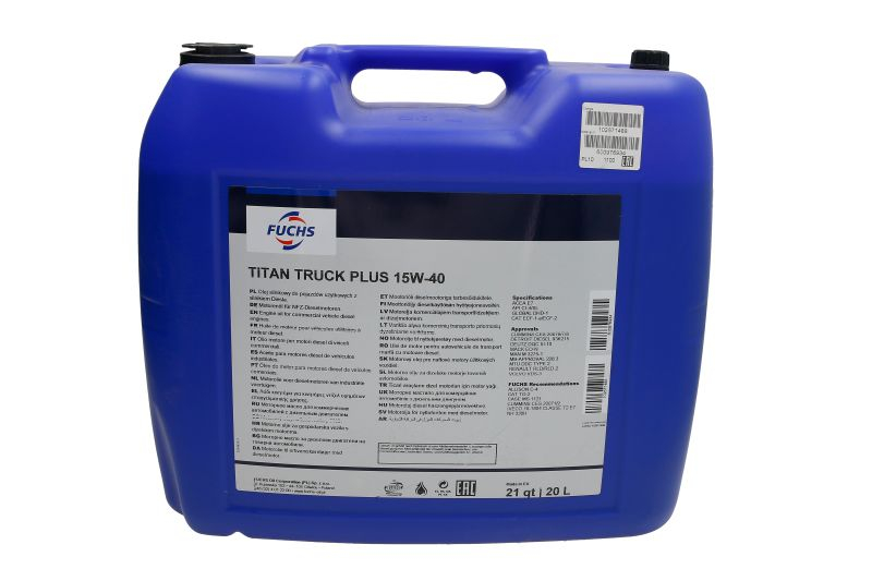 Fuchs TITAN 15W40 - Protecție Motoare Grele