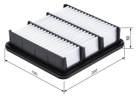 Filtru Aer Bosch F 026 400 063 - Protecție Motor