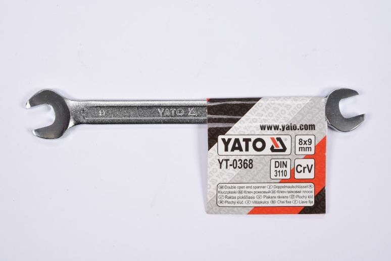 Cheie Fixă Yato 8x9mm Satinată Profesională