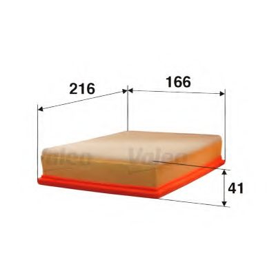 Filtru Aer VALEO 585260 - Protecție Motor