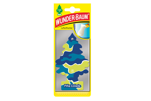 Odorizant auto Wunder-Baum Pina Colada, aromă de bradut
