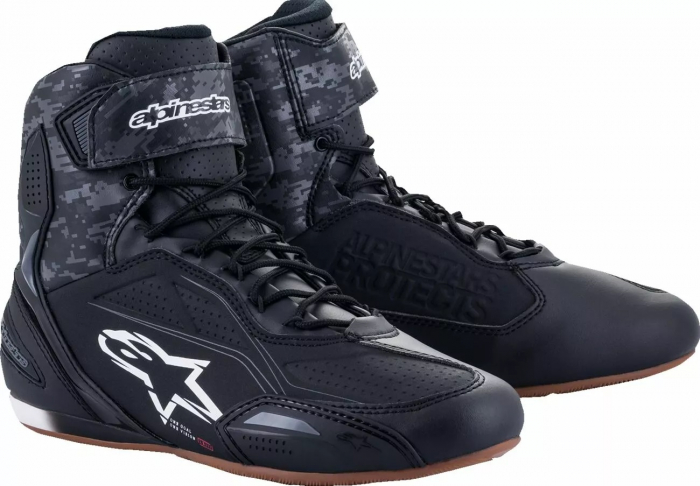 Alpinestars Faster-3 Ghete Negru/Alb 40.5 - imagine 2