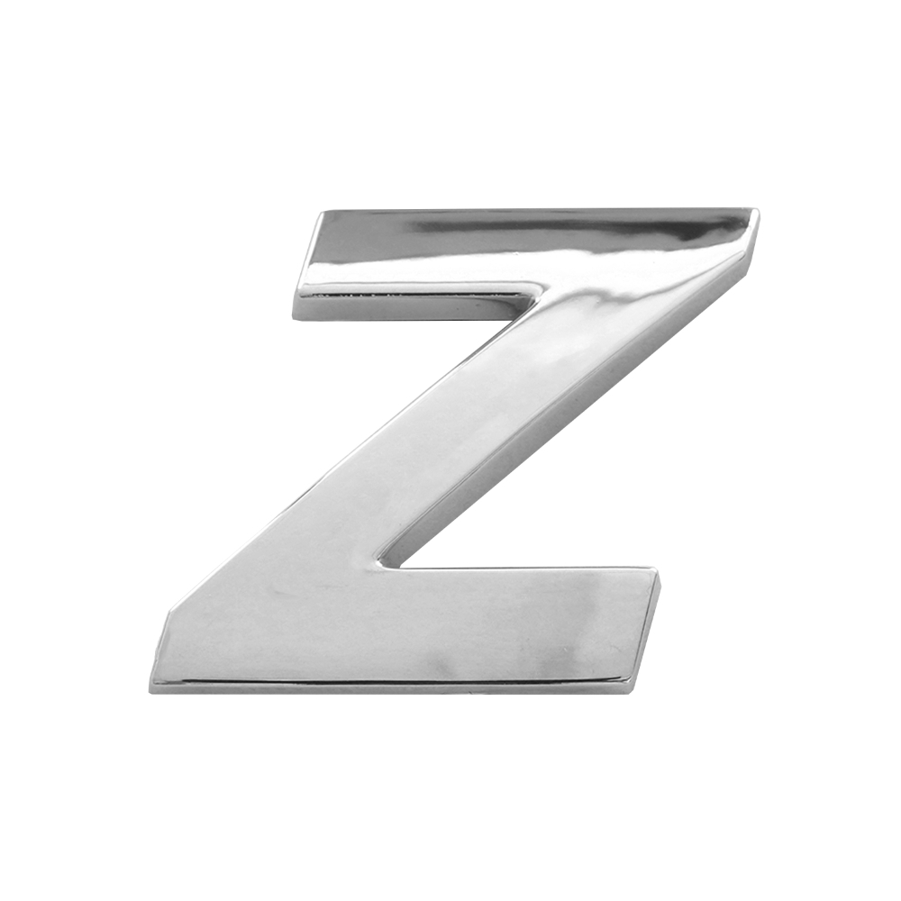 Ornament Auto 3D Litera Z Cromat Mega Drive 26 mm