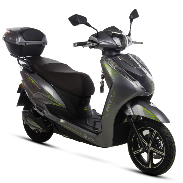 Scuter electric Blinc Beta B1, 2000W, 72V, gri-verde