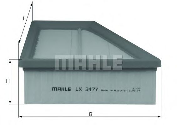 Filtru aer Knecht LX 3477 | Performanță superioară