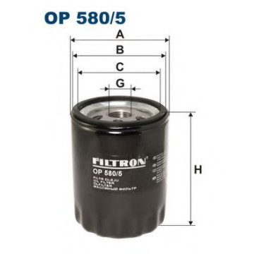Filtru Ulei Filtron OP580 | Protecție Motor Land Rover