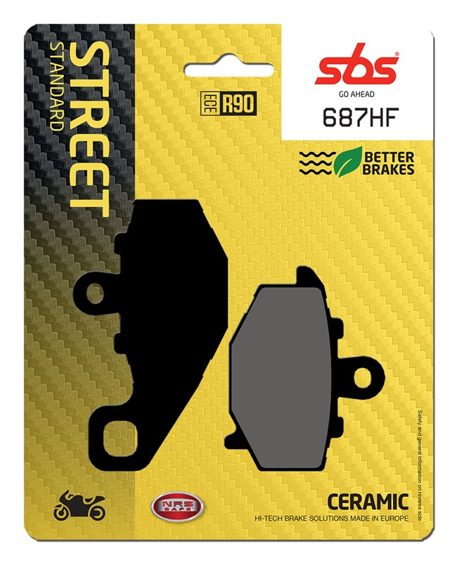 Placute Frana SBS 687HF Ceramic | Performanta Strada