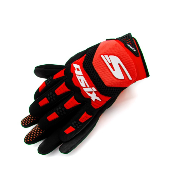 Manusi enduro Asix AS3 Senior, rosu, marime 2XL