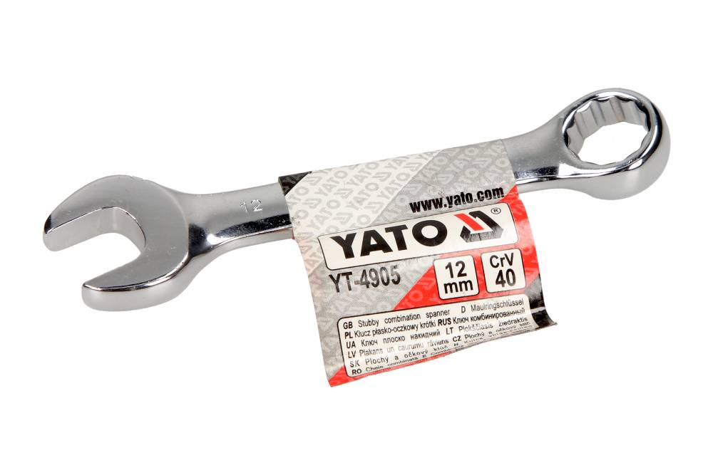 Cheie Combinata Yato 12mm | Ideal Spații Înguste