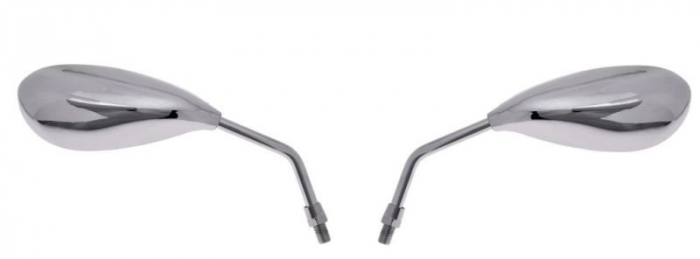 Set Oglinzi Moto Wmx Crom 8mm - Montaj Universal