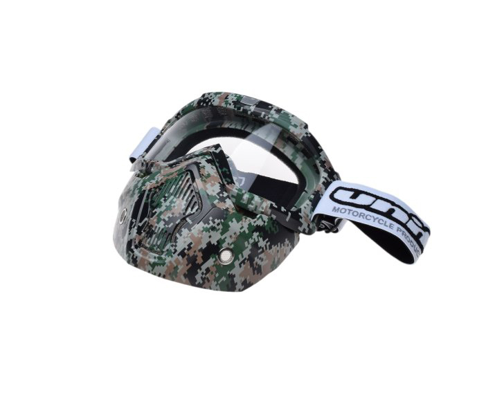 Ochelari motocross Unit masca army, lentila transparenta