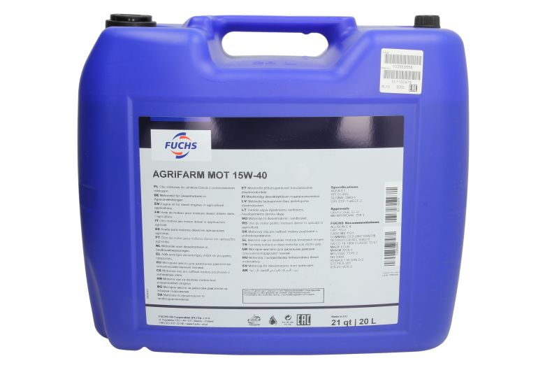 Fuchs Agrifarm 15W40 | Ulei Motor Premium - imagine 1