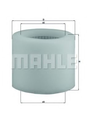 Filtru Aer KNECHT LX 123 - Protecție Motor