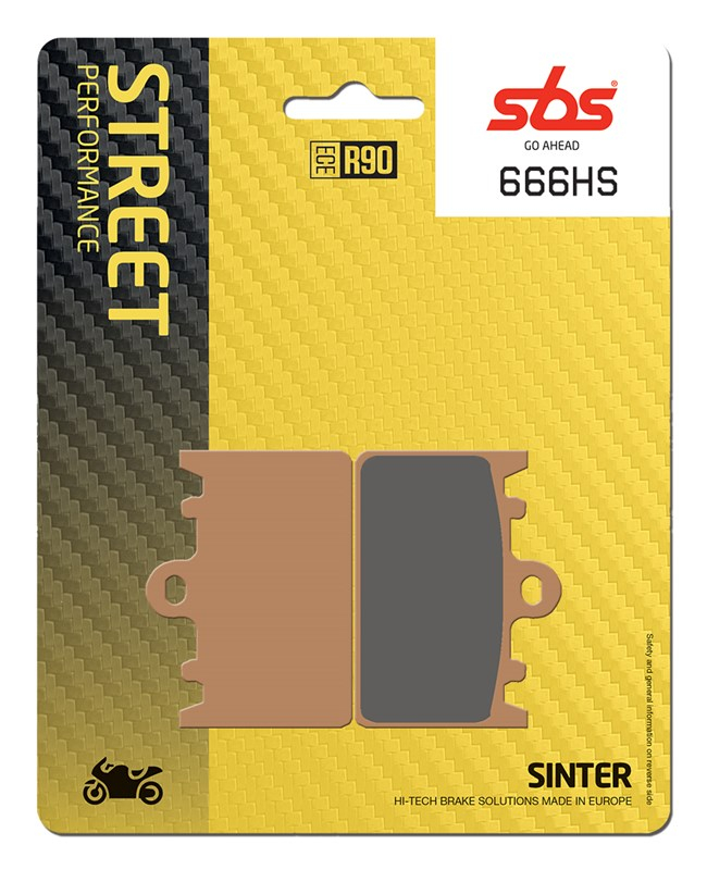 SBS 666HS Plăcuțe Frână Moto Performanță