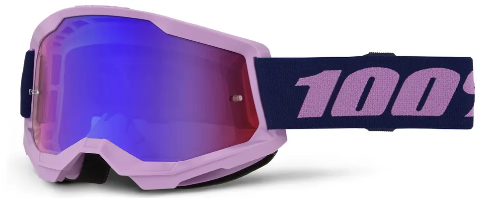 Ochelari ATV Cross 100% Strata 2 Purple, lentila oglinda