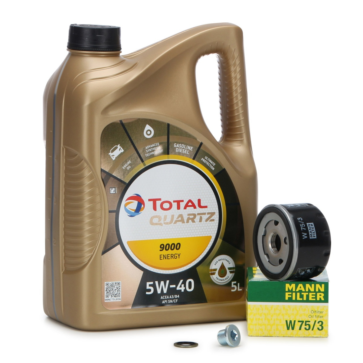 Pachet Revizie Total 5W-40 Ulei + Filtru