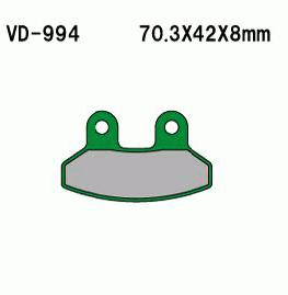 Placute Frana Powerforce SYM VD-994 - Siguranta