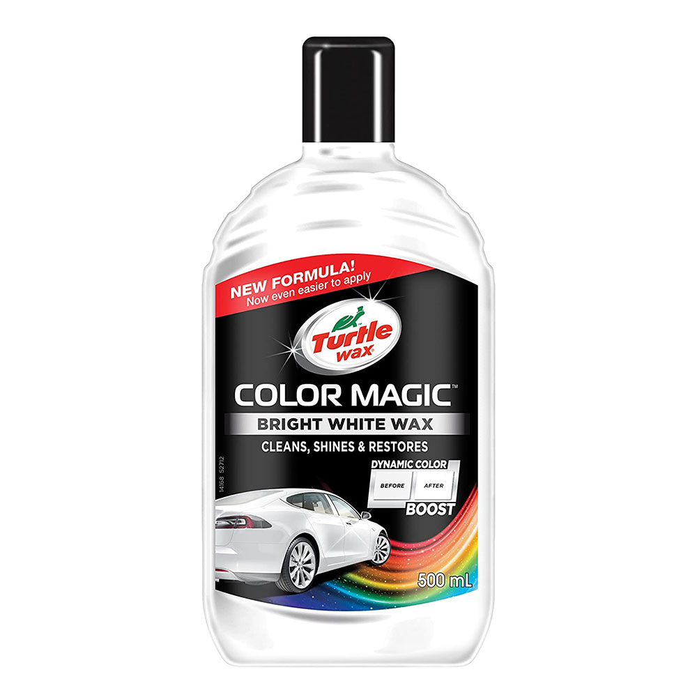 Pasta Polish 3 in 1 Turtle Wax Color Magic Alb, 500 ml