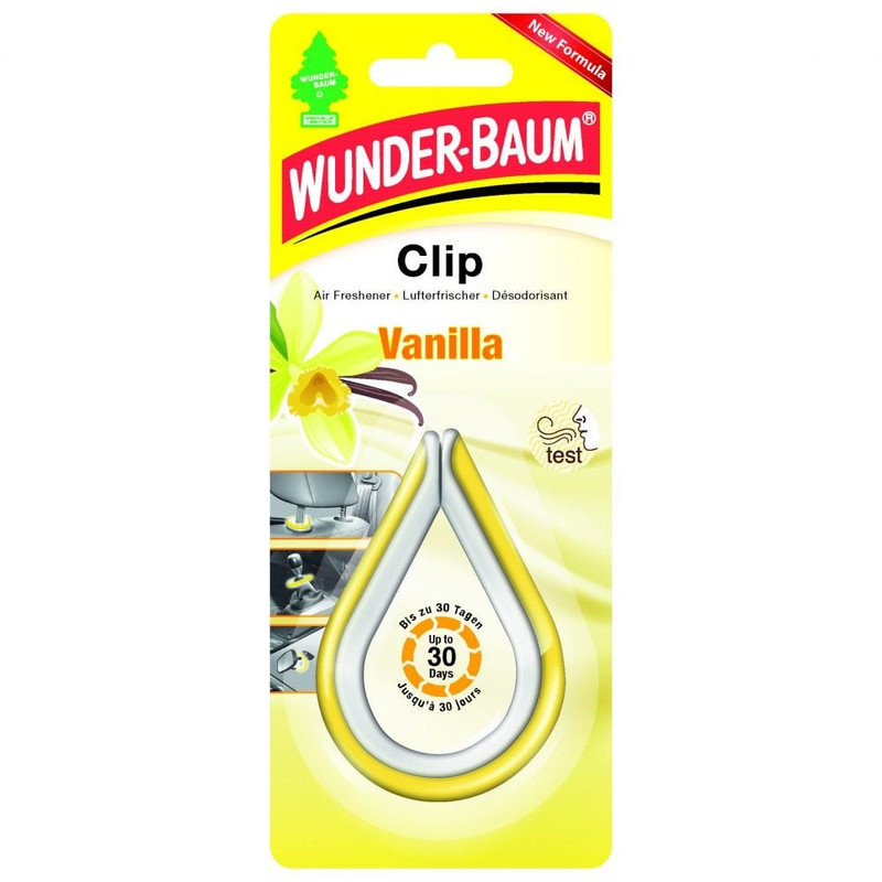 Odorizant auto Wunder-Baum VANILLA, tip clip