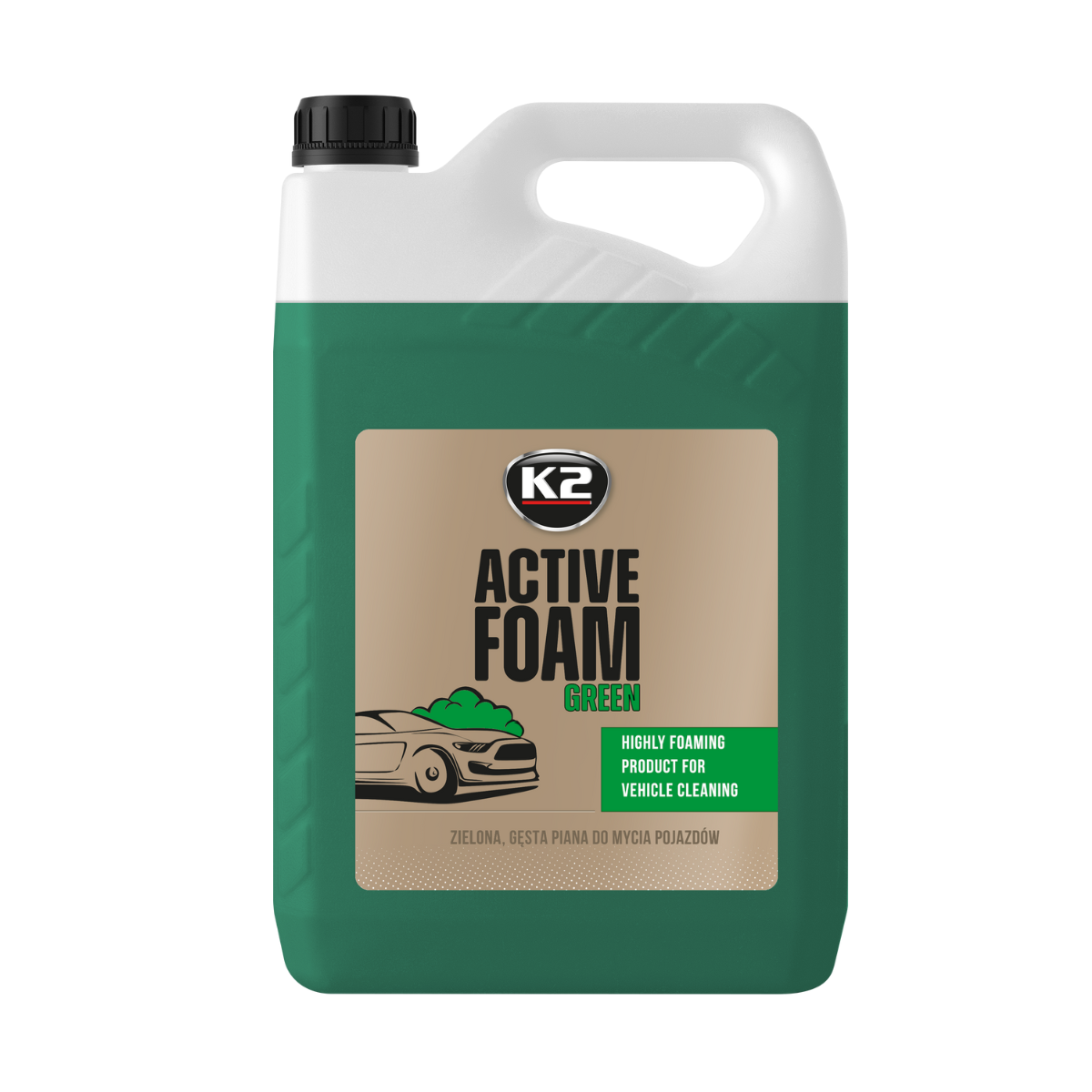 K2 Spuma Activa Verde 5kg - Spuma activa densa pentru spalare auto