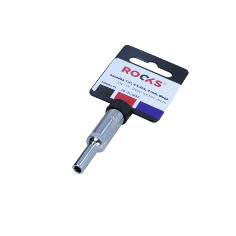 Cap Cheie Tubulară Rooks 4mm Crom Vanadiu
