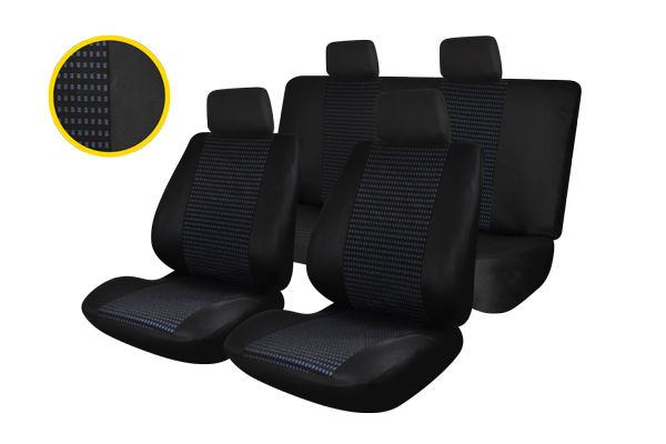 Set huse scaun Traffic albastru Profiller, universale