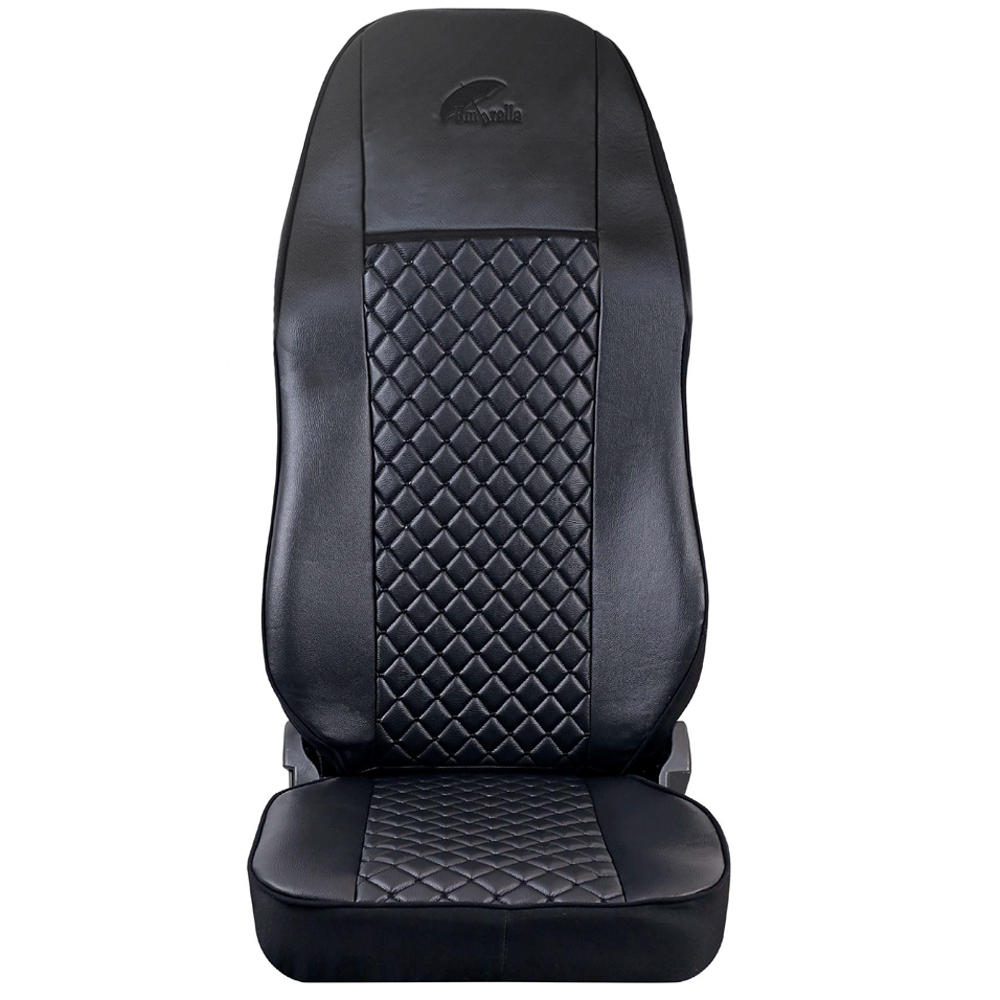 Set Huse Scaun Umbrella Volvo FH Euro 6, Piele Eco Neagra