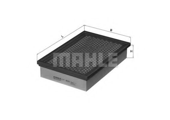 Filtru Aer Mahle Original LX 2047 - Protecție Motor