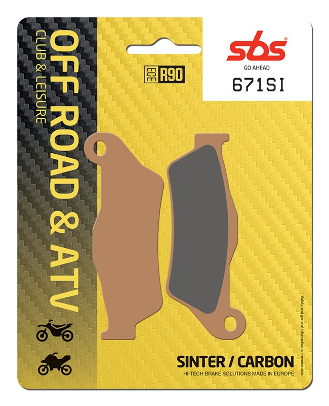 SBS Placute Frana Offroad ATV 671SI