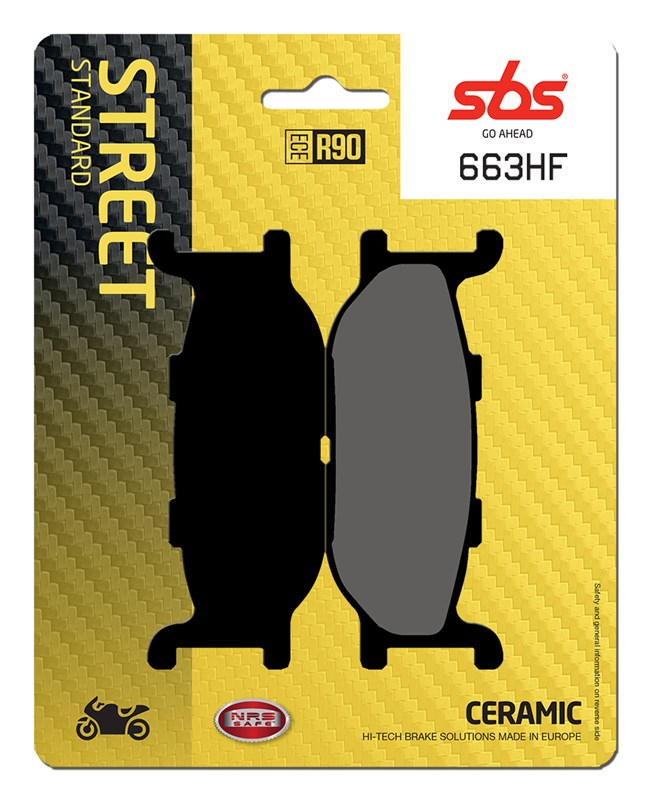 SBS Placute Frana Ceramic 663HF - Performanta Maxima