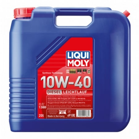 Ulei motor Liqui Moly Leichtlauf 10W-40 Diesel, 20L