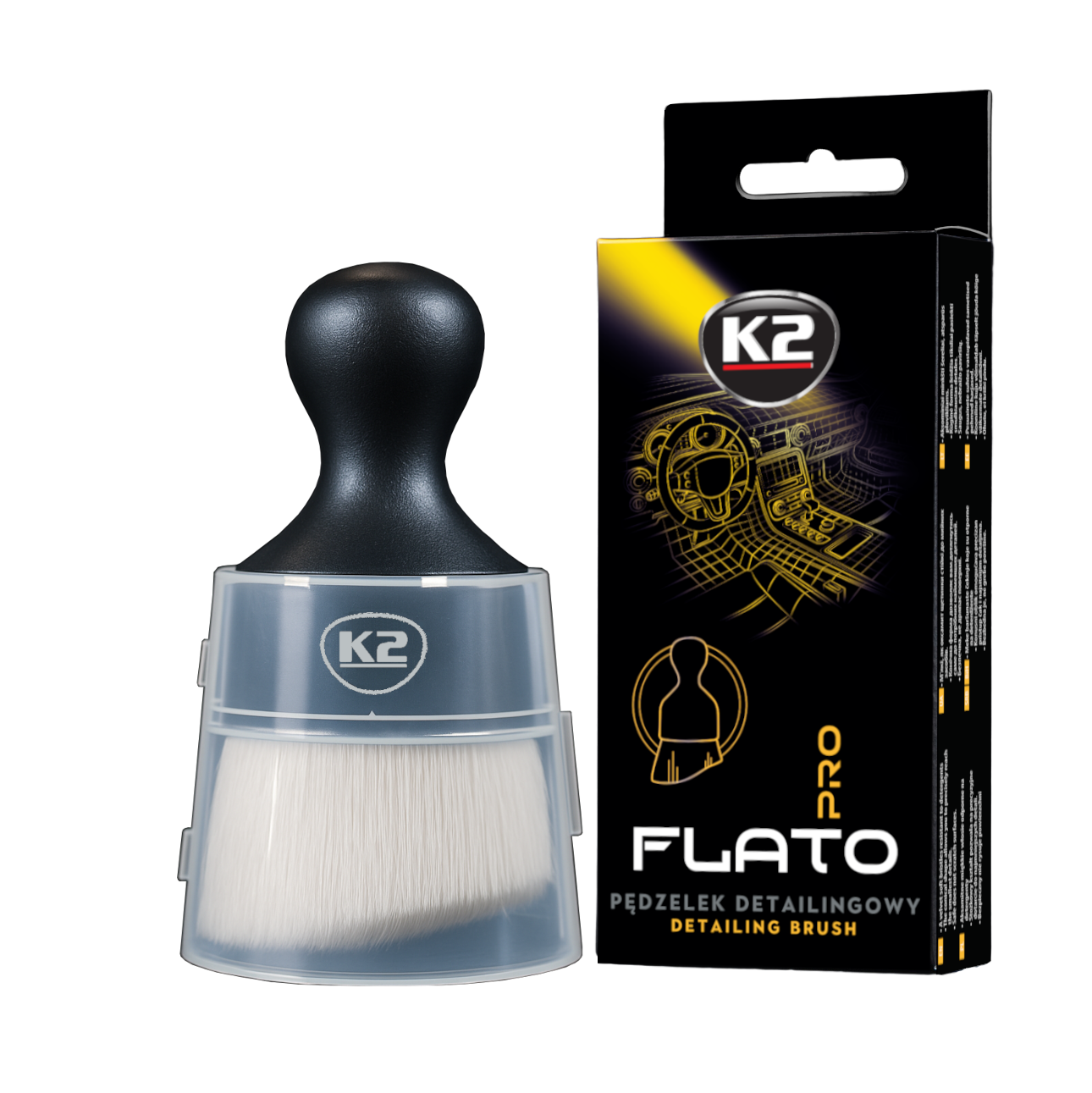 K2 Flato Pro - Pensula Detailing Profesională
